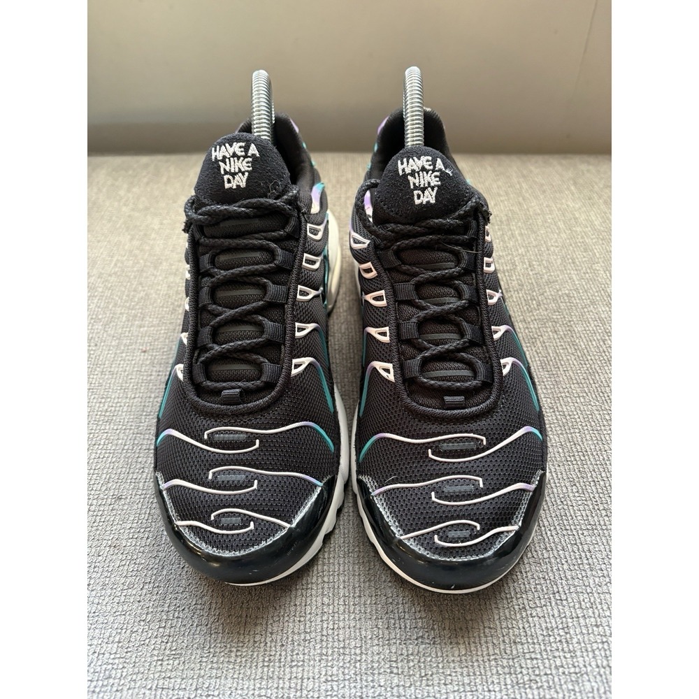 Air Max Plus 'Have a Nike Day' BQ7224-001 Black Multi Color Size 5.5Y Wmn 7.5 - Picture 2 of 8